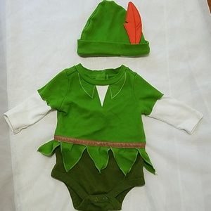 Peter Pan Onesie with hat